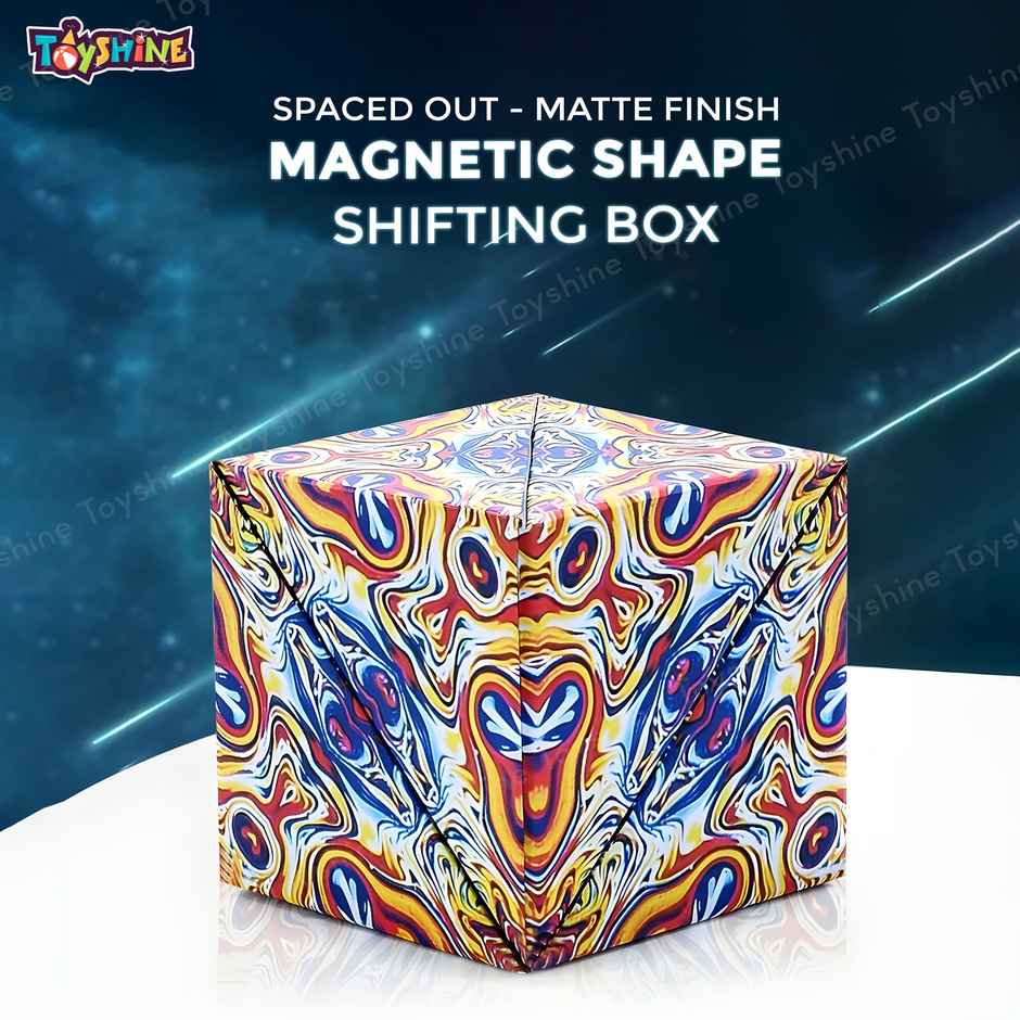 Toyshine Magic Cube Shape Shifting Puzzle Box - Magnetic Toy With 70+ Transformations