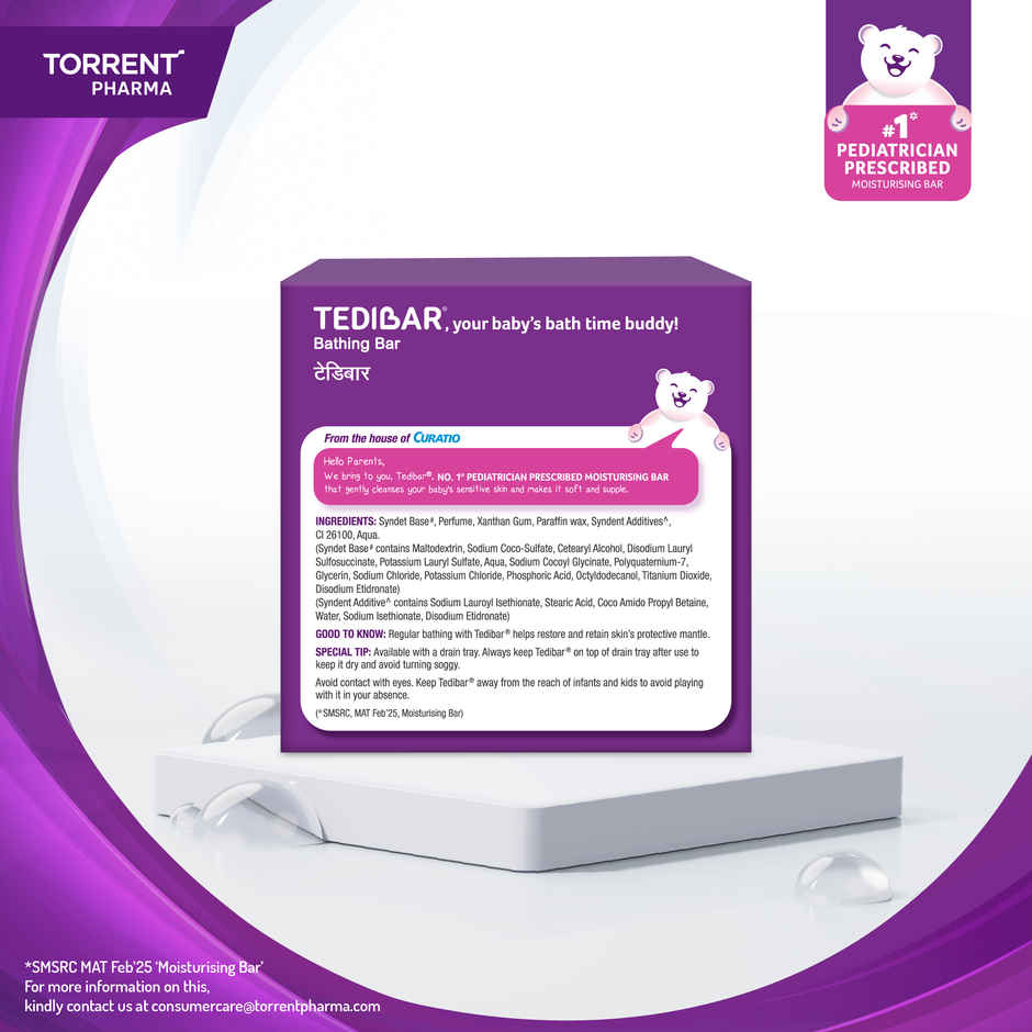 Tedibar Bathing Bar For Babies Sensitive Skin Pack
