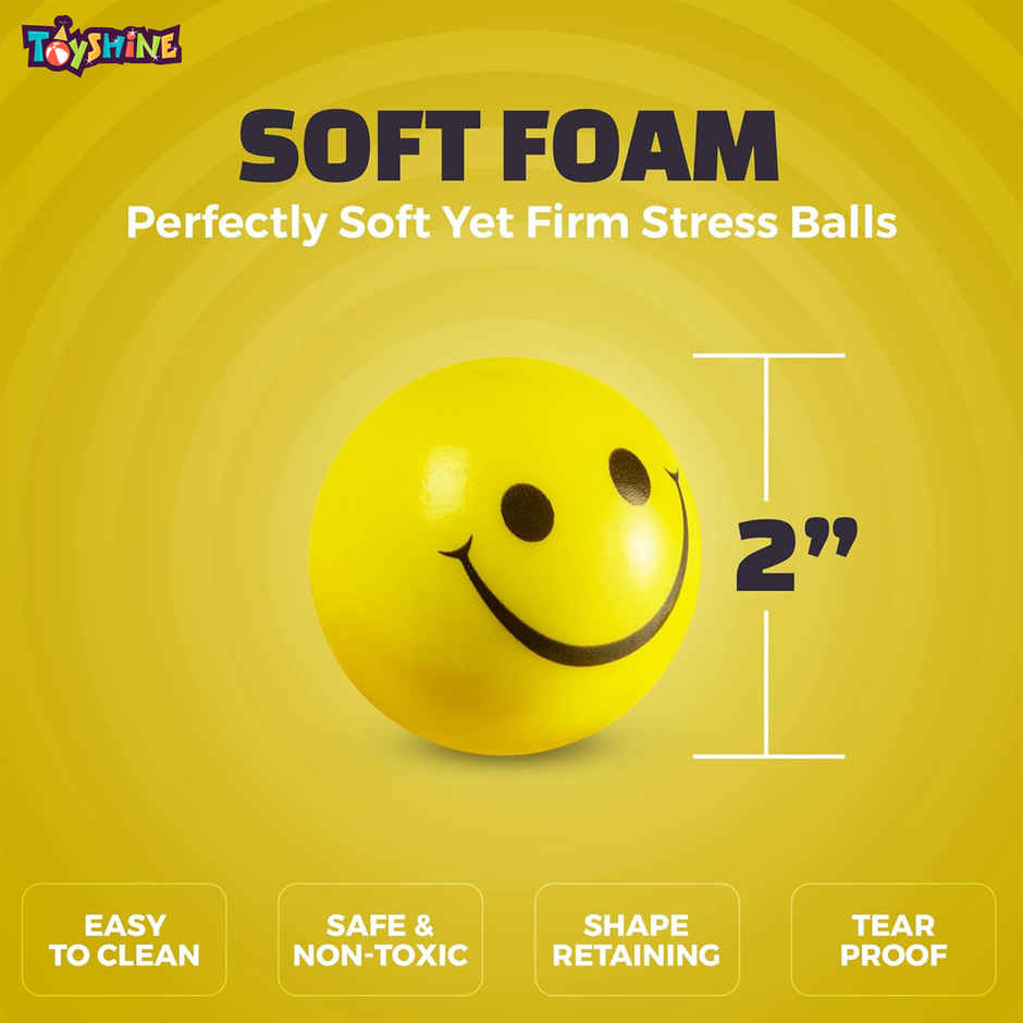 Toyshine Smiley Squeeze Stress Balls