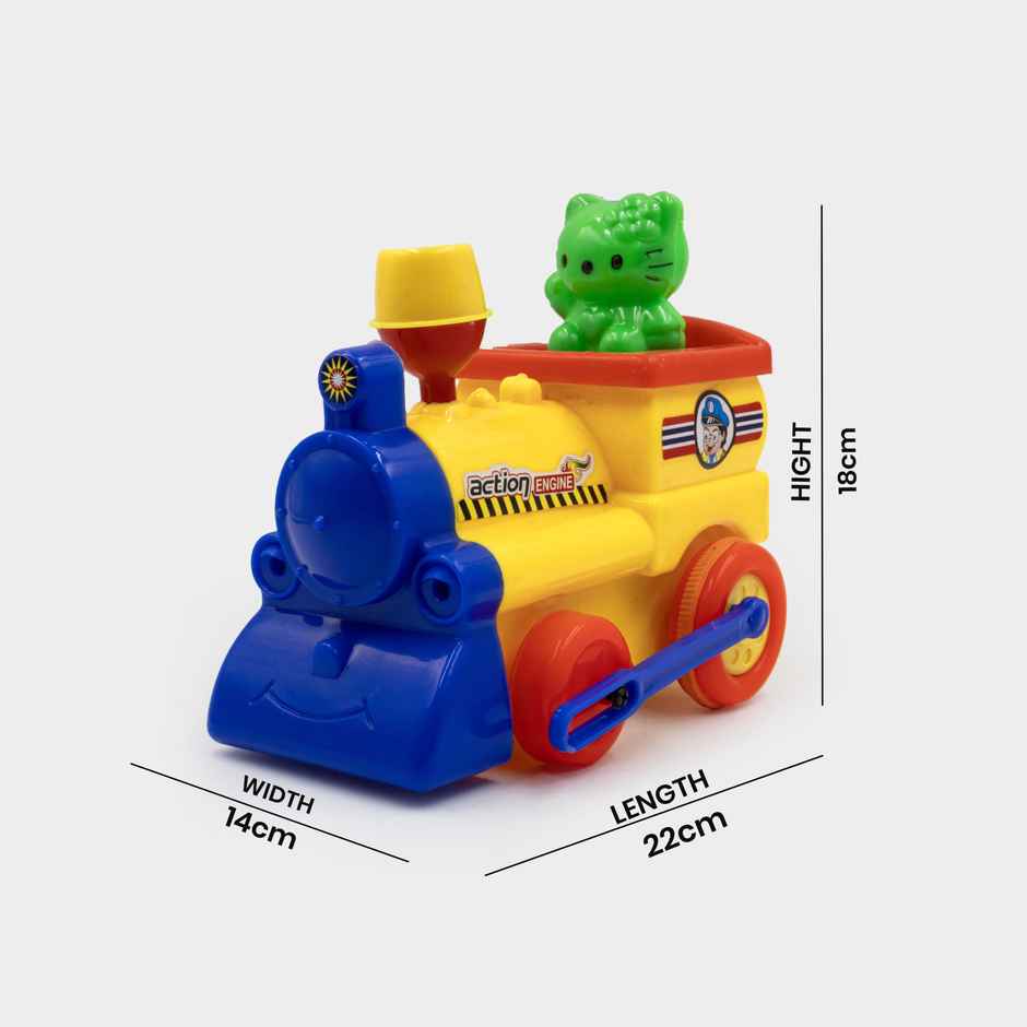 Toybharat Friction-Powered Action Engine | Exciting Birthday Gift for Kids - Multicolour | Assorted