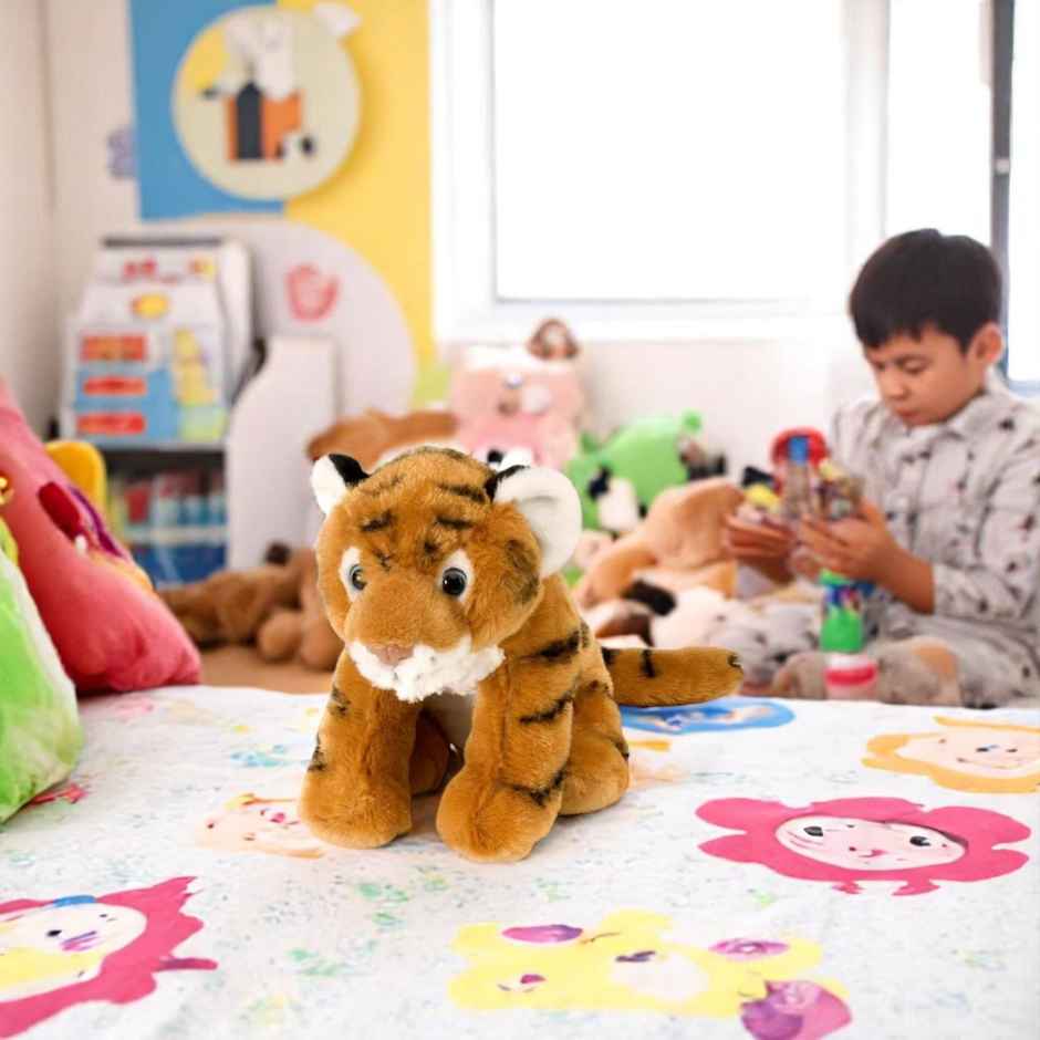 Hamley's Wild Republic Cuddlekins, Tiger Baby, Stuffed Animal Soft Toy, 12 Inches