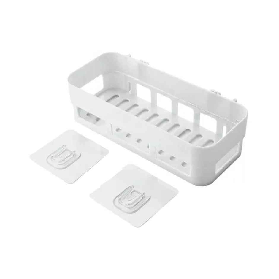 Perpetual Bathroom Organizer | Self Adhesive Shelf for Wall | Rack Without Drilling | 2 Pcs