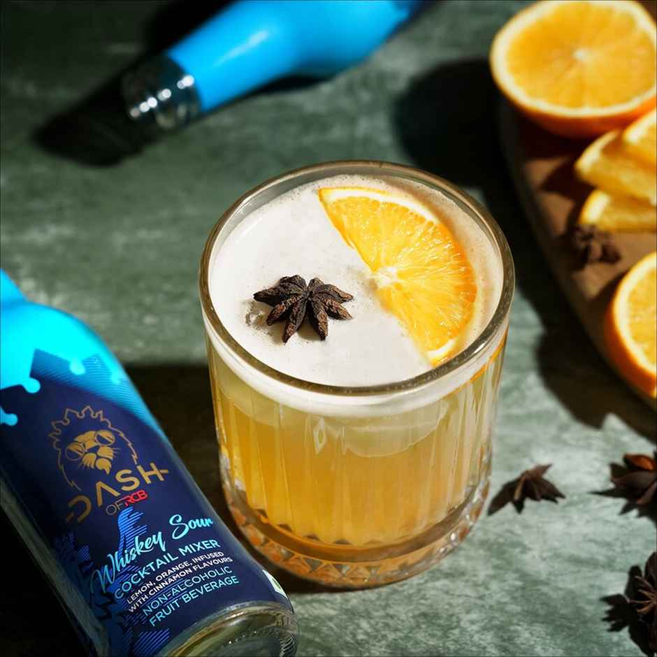 Dash Of Rcb Organic Whiskey Sour Cocktail Mixer Combo