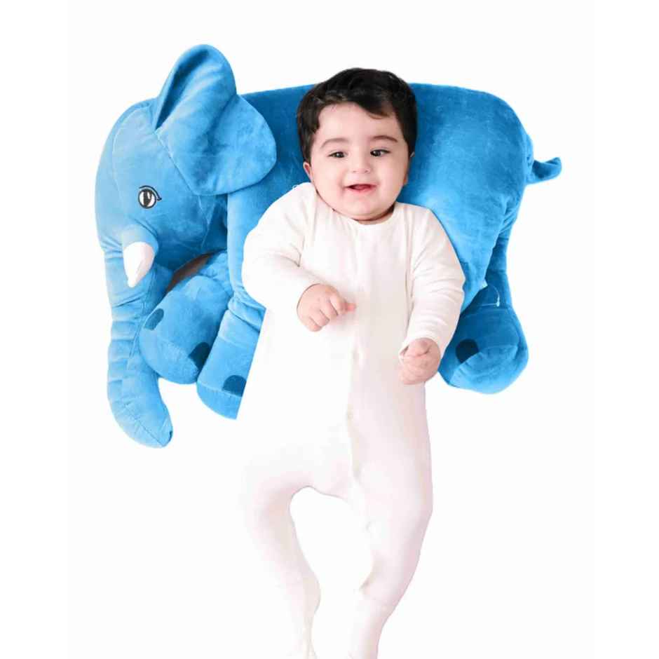 Dearjoy Baby Elephant Shaped Pillow - Blue