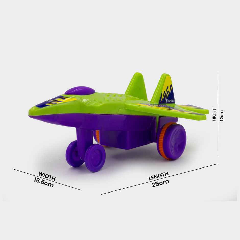Toybharat Mig-29 | Multicolour | Travel Toys | Birthday Gift | Friction Toy | Assorted