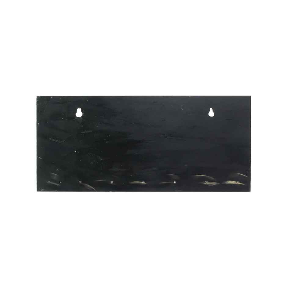 eCraftIndia Lord Ganesha With Peacock Designer Wooden Key Holder With 7 Hooks For Wall