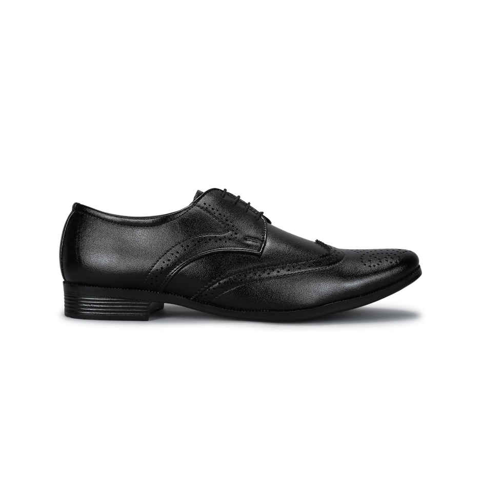 Paragon Men's Black Pvc Formal Shoes K11242G UK 7