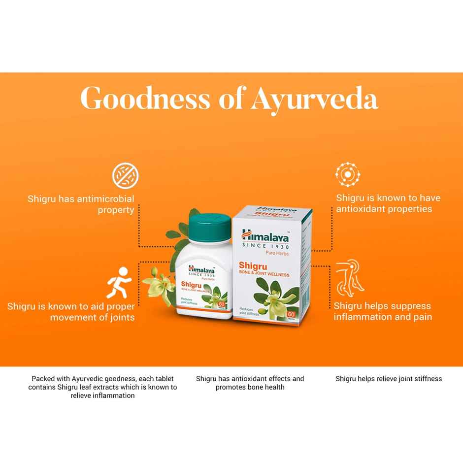 Himalaya Wellness Pure Herbs Shigru Bone & Joint Wellness Tablet