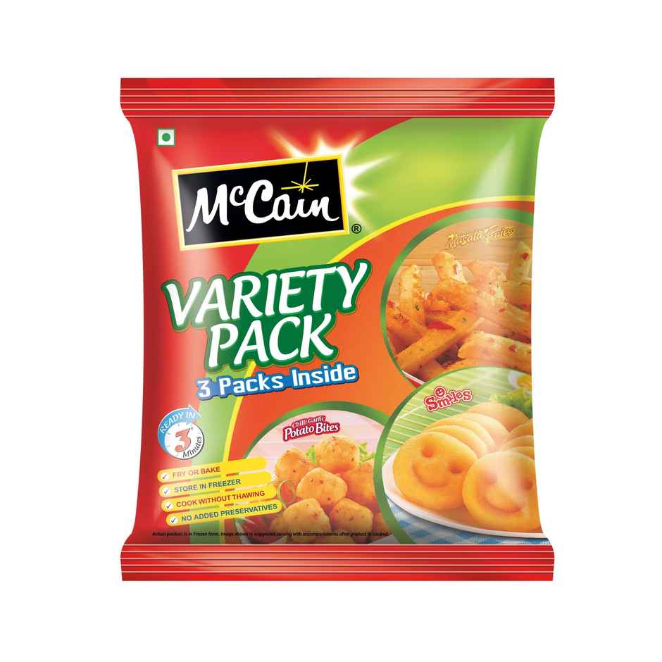Heinz Tomato Ketchup (435g) & Mccain Variety Pack (550g) Combo