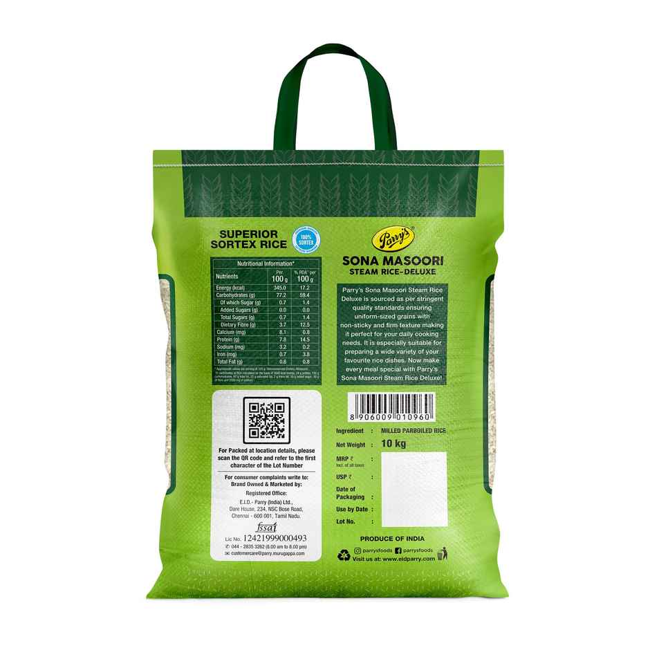 Parry's Sona Masoori Steam Rice Deluxe