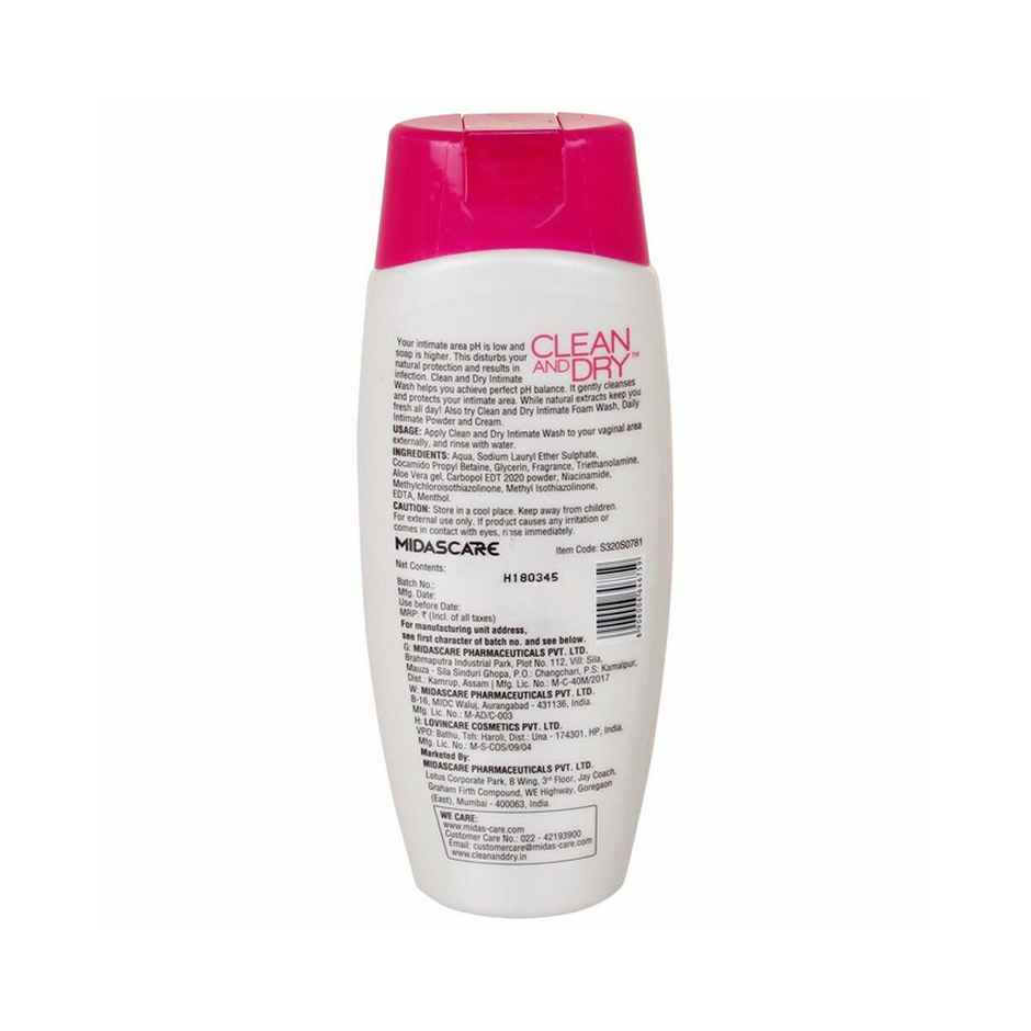 Clean and Dry Intimate Wash