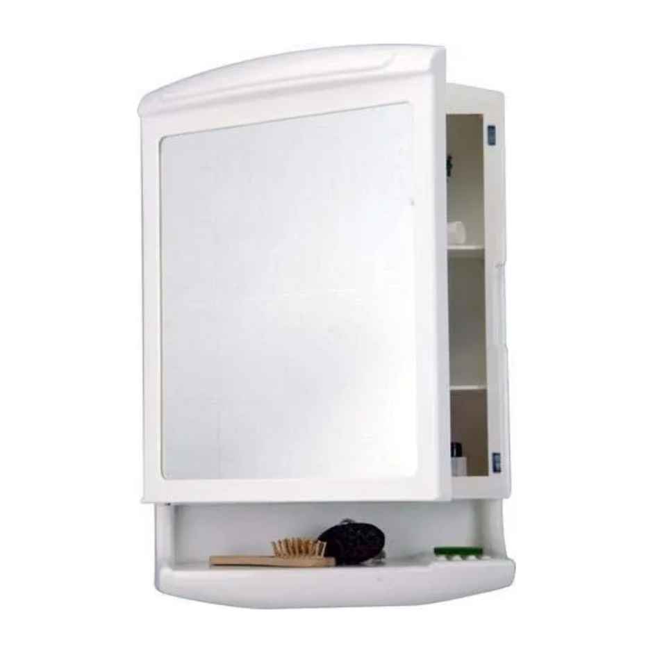 Cipla Plast Pride Plastic Bathroom Mirror Cabinet White