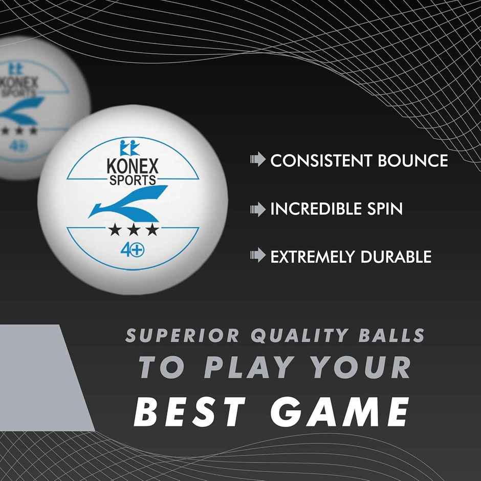 Konex Table Tennis Ball Set Of 12 Pc