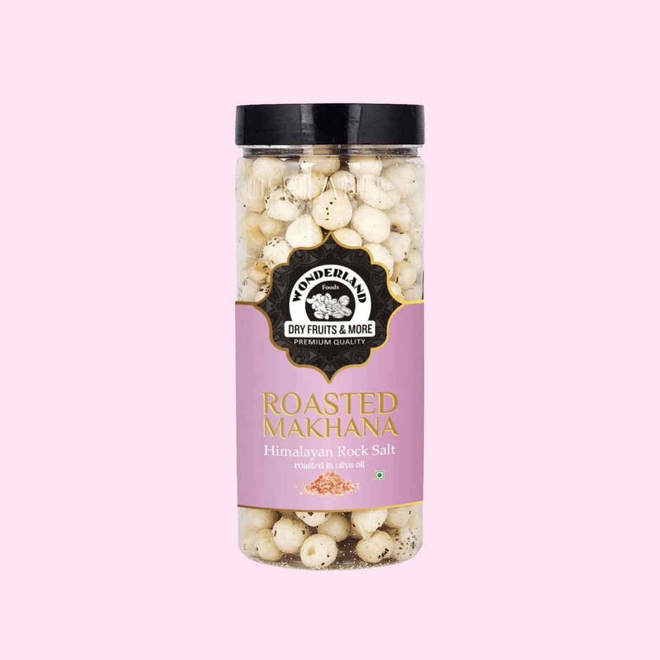 Wonderland Foods Vrat Roasted Pink Salt Flavoured Makhana