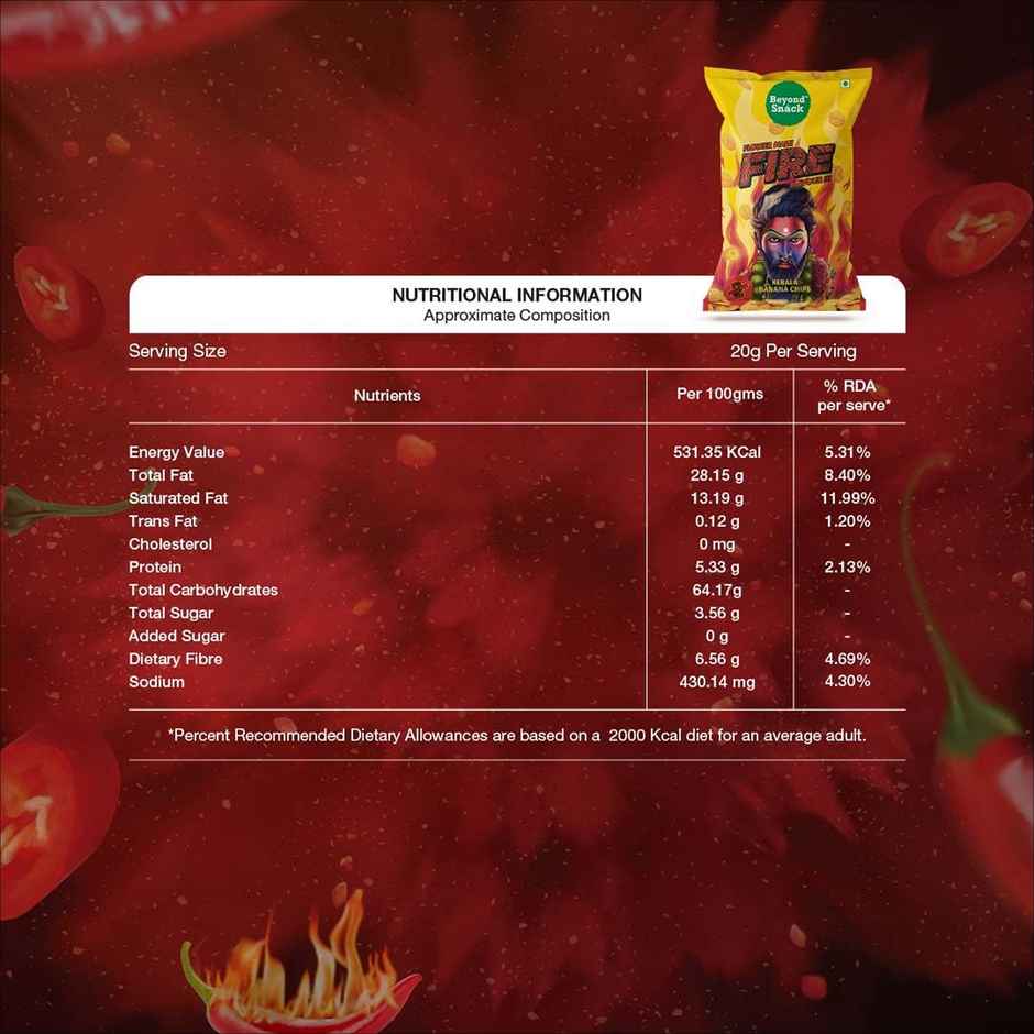 Beyond Snack Kerala Banana Chips - Limited Edition Pushpa 2: Fire