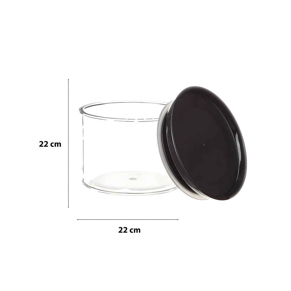 YouBee Storage Container 500ML Set of 4 With Serving Tray for DryFuits, Namkeens