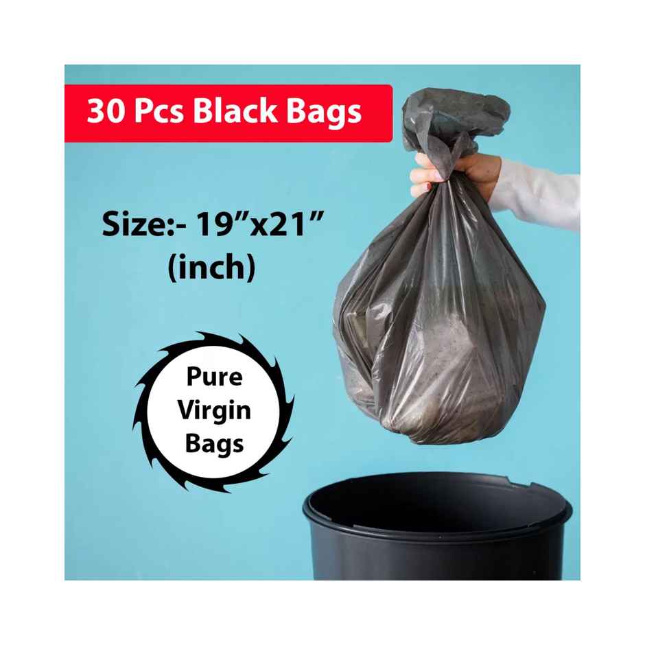A1 Biodegradable Garbage Dustbin Bags (19 x 21) - Flat Sheet
