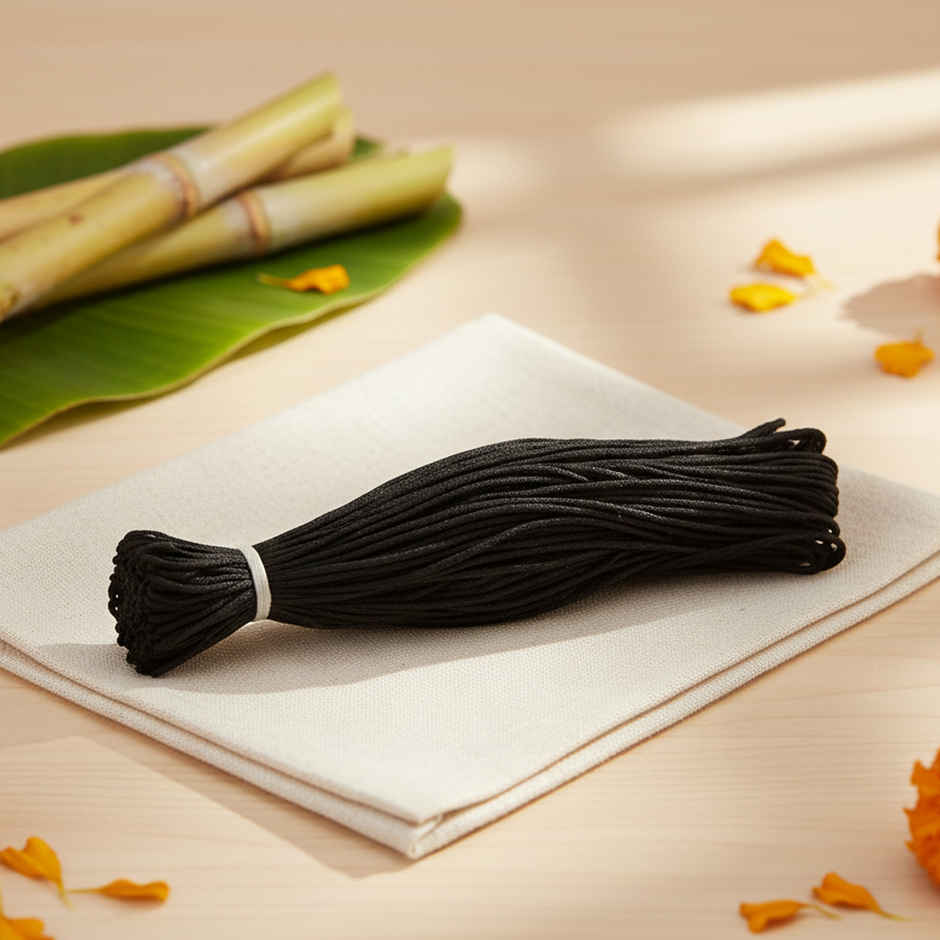 Black Thread 3 m | Traditional & Authentic | Chandar