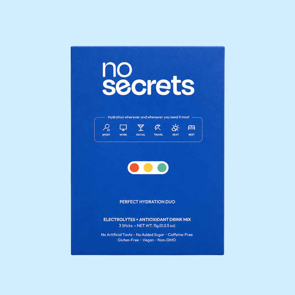 No Secrets Perfect Hydration Duo Electrolytes & Antioxidants Trial Bundle
