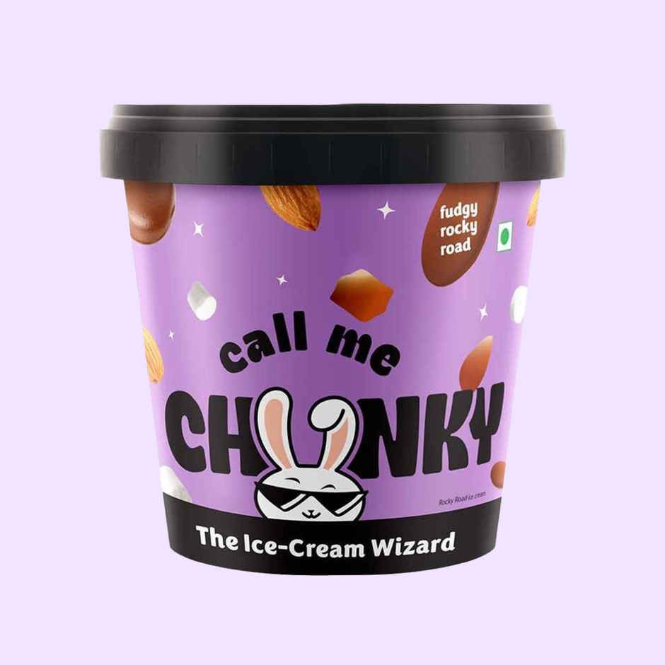 Call Me Chunky Fudgy Rocky Road Ice Cream Tub