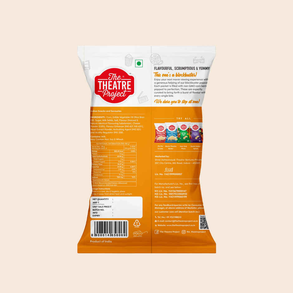 The Theatre Project Gourmet Popcorn | Cheddar Cheese