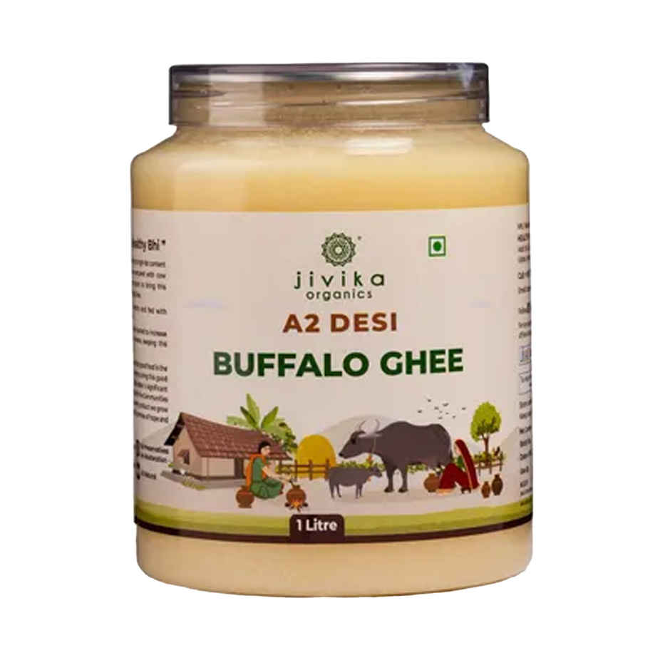 Jivika A2 Desi Buffalo Ghee | Traditionally Churned Bilona Method