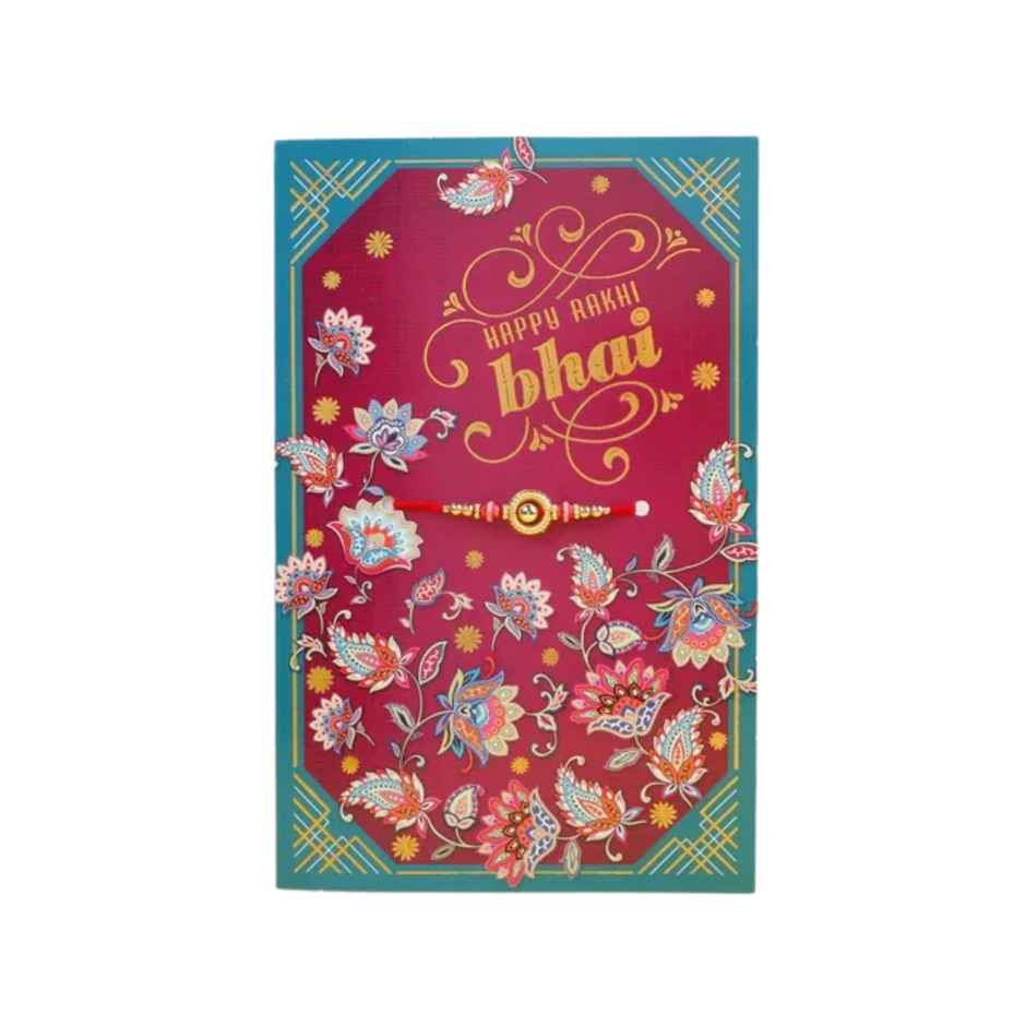 Archies Archies Happy Rakhi Bhai Greeting Card With Rakhi - Greeting Card Rakhi Set
