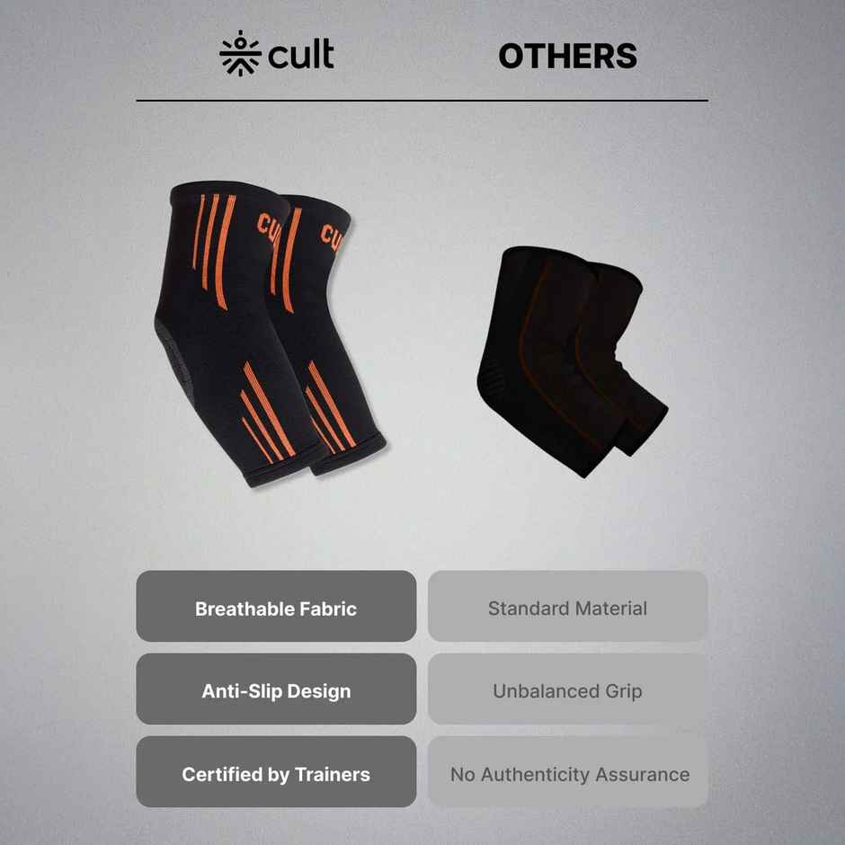 Cult Elbow Support | Medium | Black