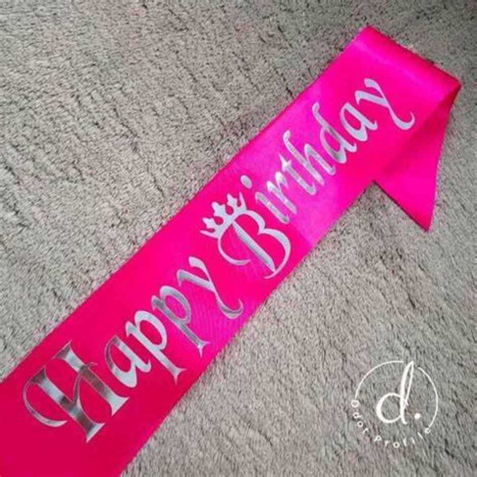 Sash Happy Birthday Assorted Colours | Se7en