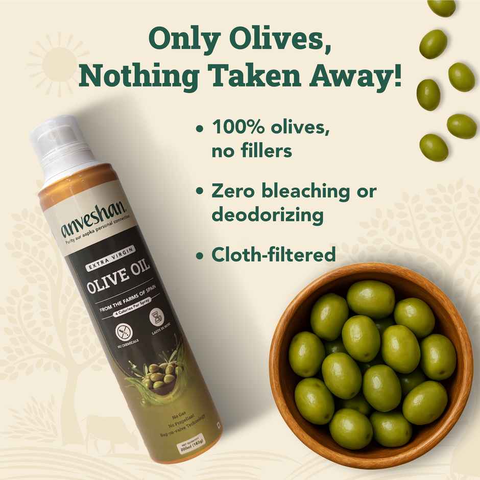 Anveshan Extra Virgin Olive Oil Spray Can