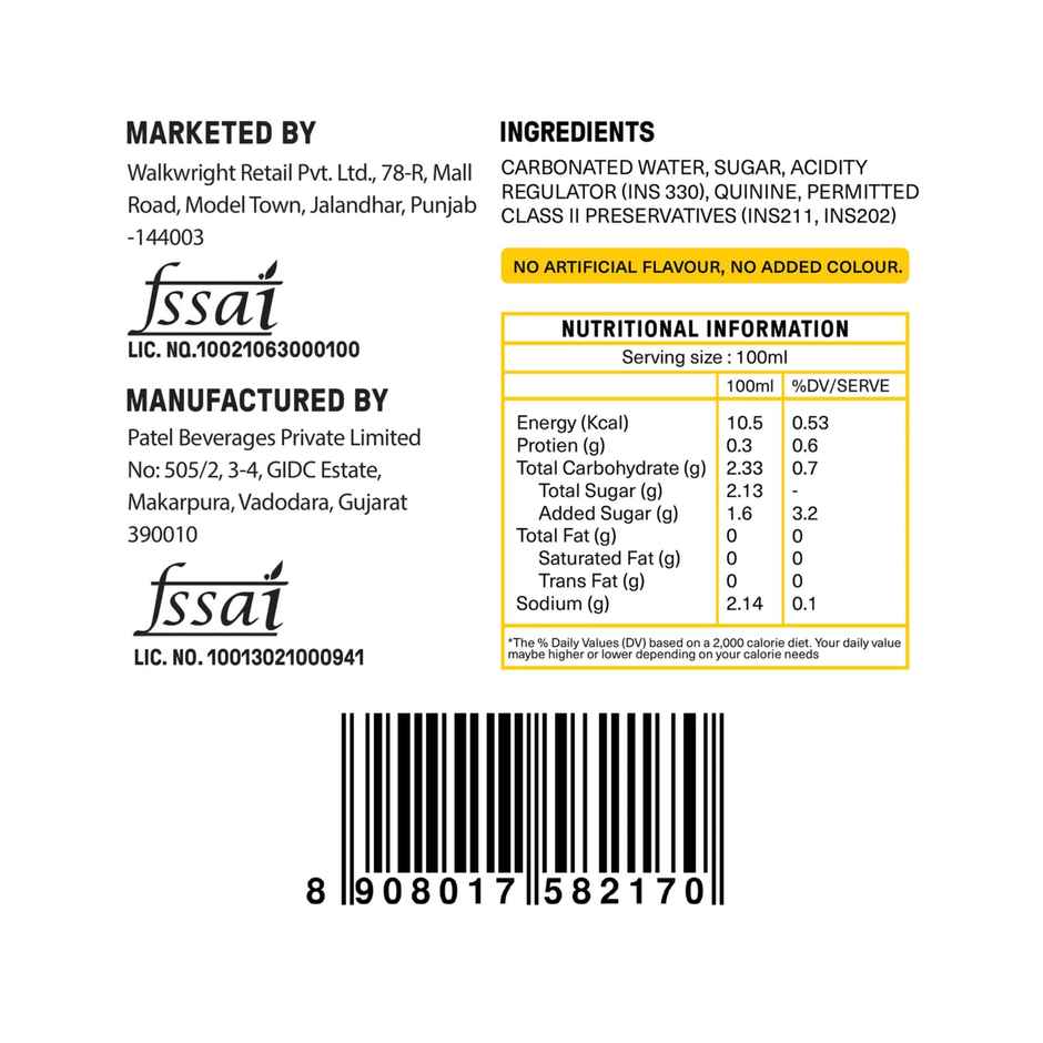 Tipsy Tiger Tonic Water