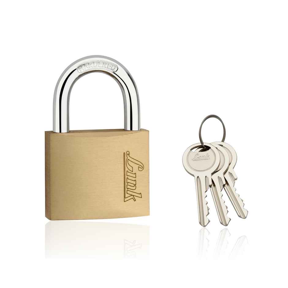Link Solid brass body with double locking mechanism PT-60 mm New Lock | Hardened Shackle |Padlock