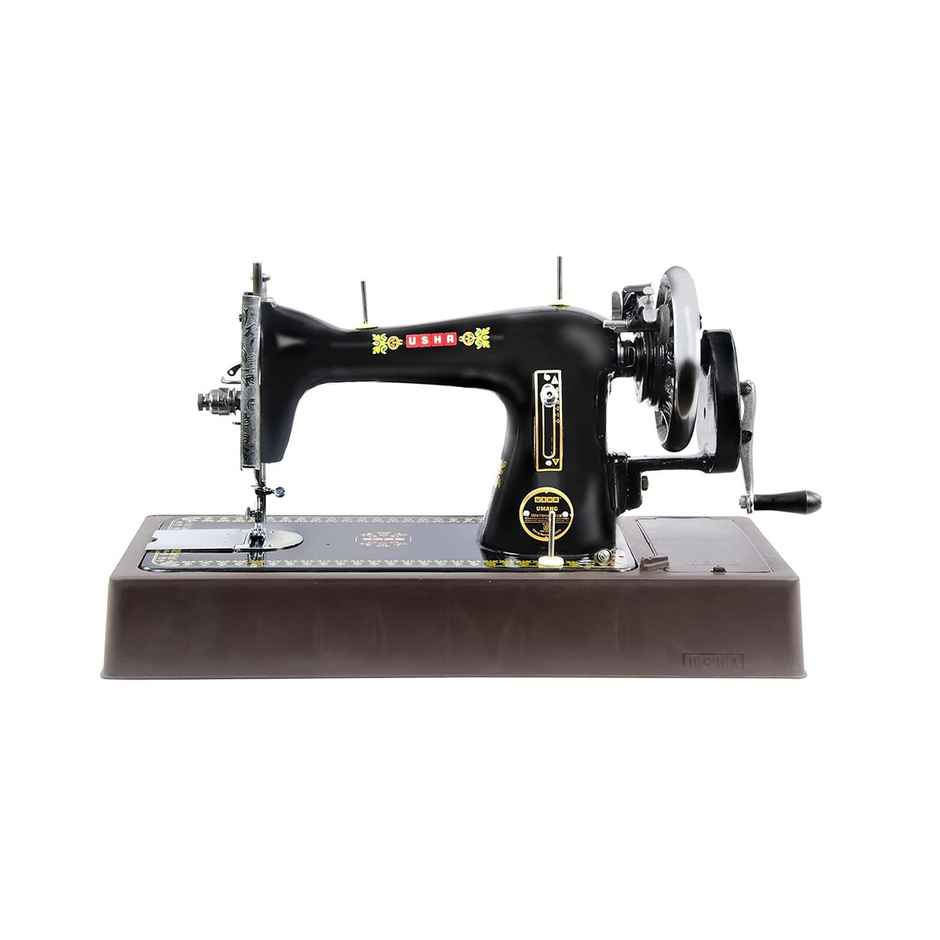 Usha Sewing Machine Umang Composite (Plastic Base Cover, Suitable For All Fabrics, Black)