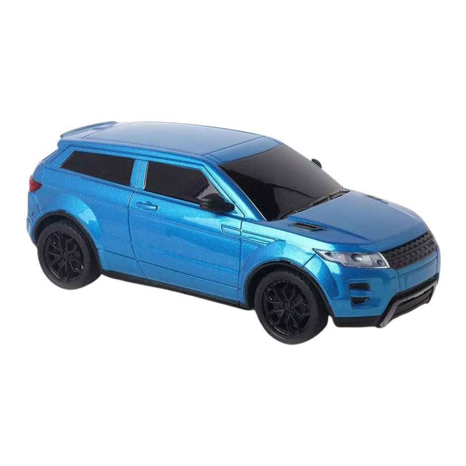 Wembley Rc Car High Speed Mini 1:24 Scale Usb Rechargeable Remote Control Car For Kids-Blue & Black