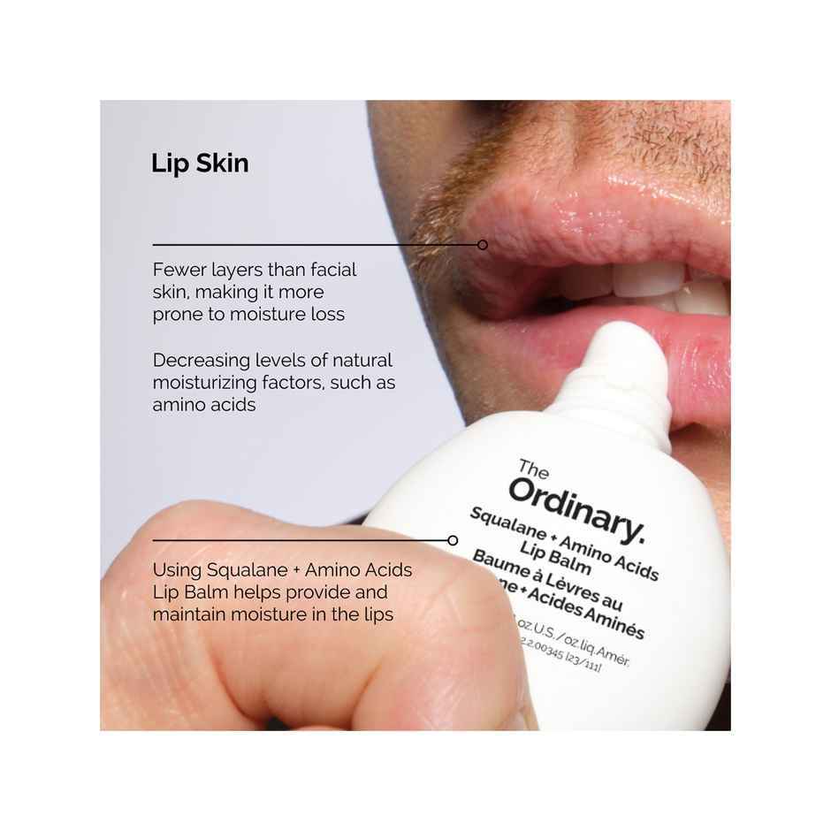 The Ordinary Squalane + Amino Acids Lip Balm