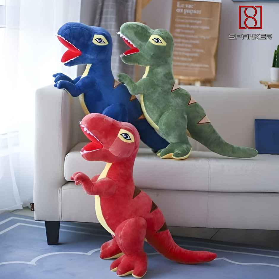 Spanker 22 Cm Dinosaur Plush Toy | Blue | Cute Toy for Kids