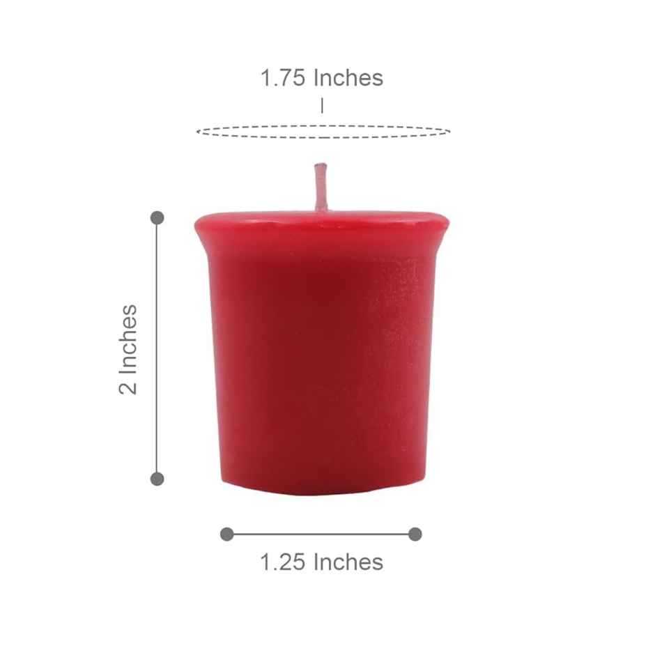 Rose Scented Votive Candles | Pack of 6 | Samsidhi