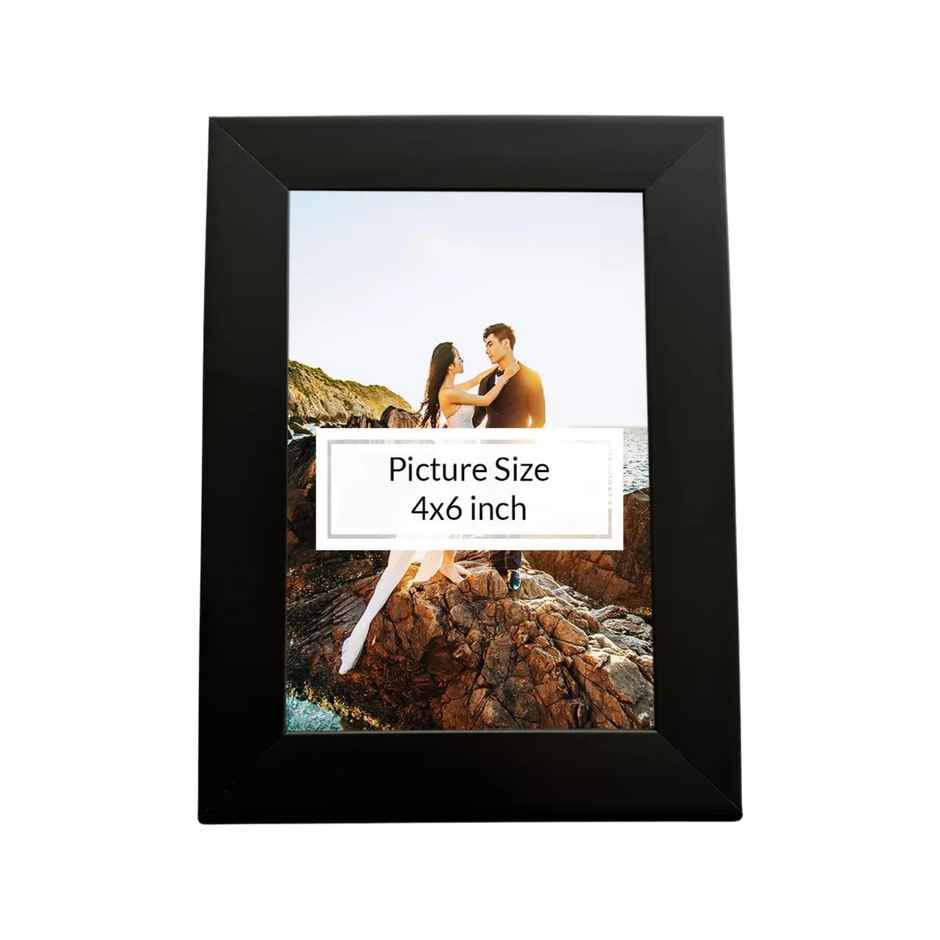 Art Street Synthetic Table/Wall Photo Frame for Home Decor | Table Top | 4 x 6 Inch | Black