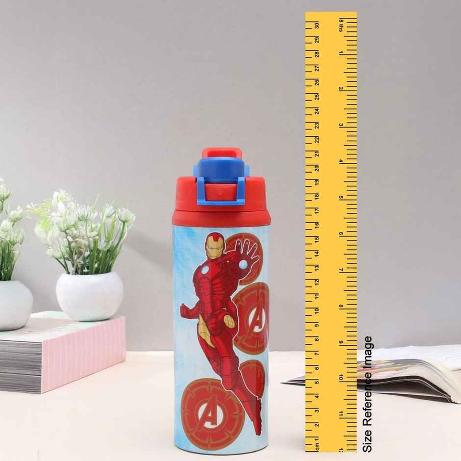 Avengers Water Bottle Steel 500Ml Stay Hydrated In Superhero Style