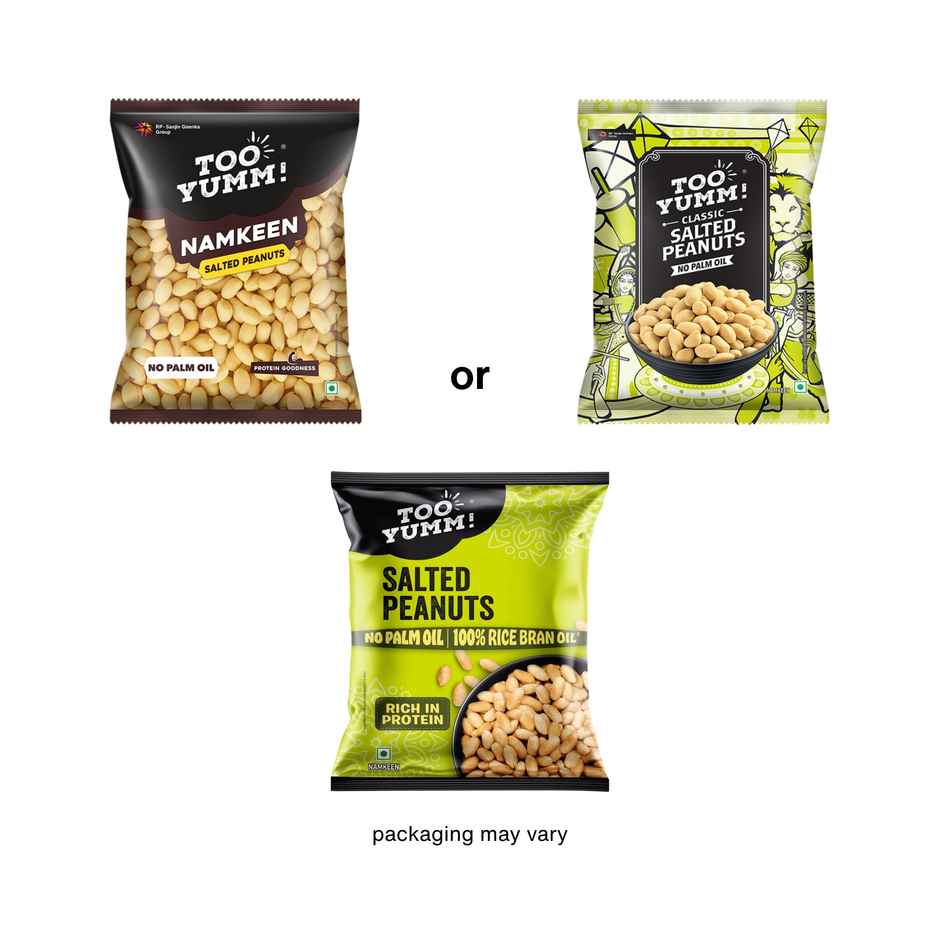Too Yumm! Salted Peanuts | No Palm Oil | Protein Goodness