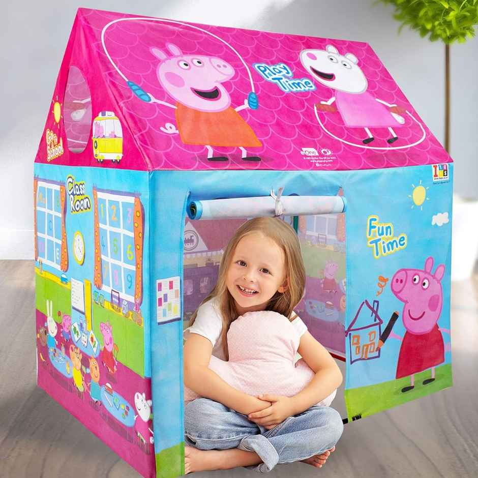 Itoys Peppa Pig Theme Play Tent House For Kids 5 Years And Above Play House For Girls And Boys