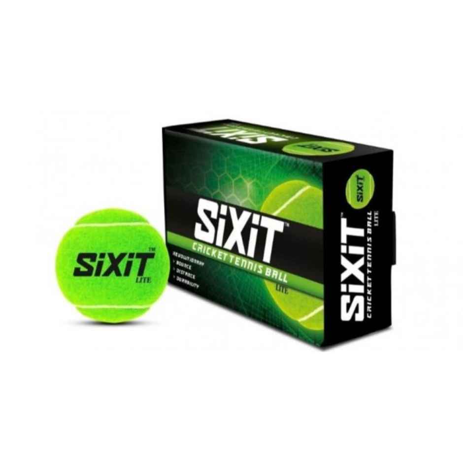 Classic Distributor Sixit Hard Tennis Ball - High-Performance Cricket Ball (Single Pack) Combo