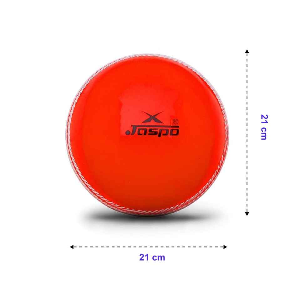 Jaspo PVC T-20 Soft Cricket Balls | Orange | Pack of 3 | Standard Size