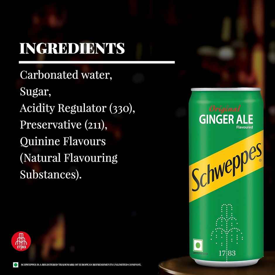Schweppes Ginger Ale | Carbonated Beverage