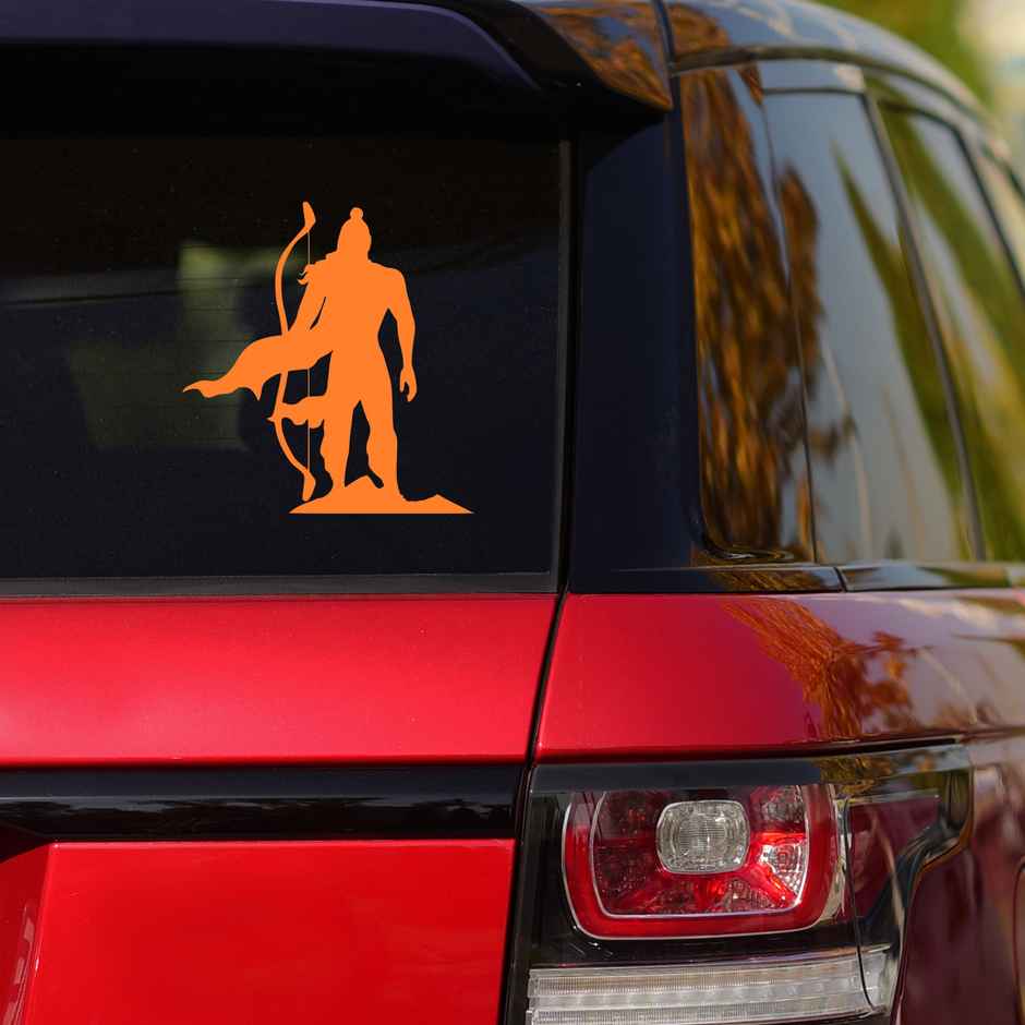 House Of Festivals Automobile Reflective Sticker - 10 x 10 Inches Design 20