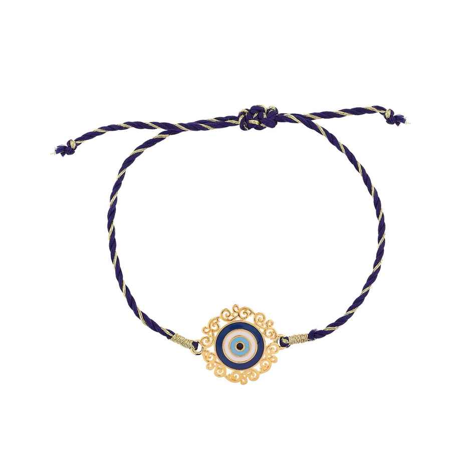 Rakhi for Brother | Evil Eye Royal Nazar | Brass | Pack of 1 | Voylla