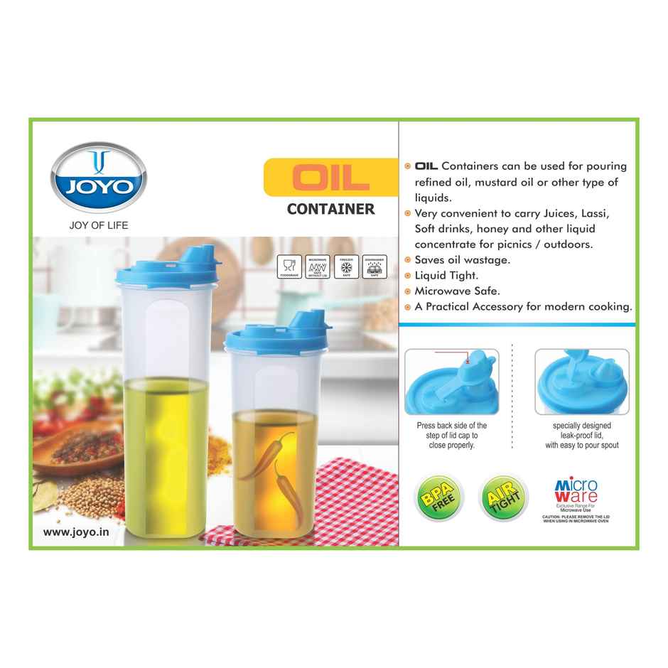 Joyo Plastics Oil Dispenser- 1000 ml (s) (Colour May Vary)