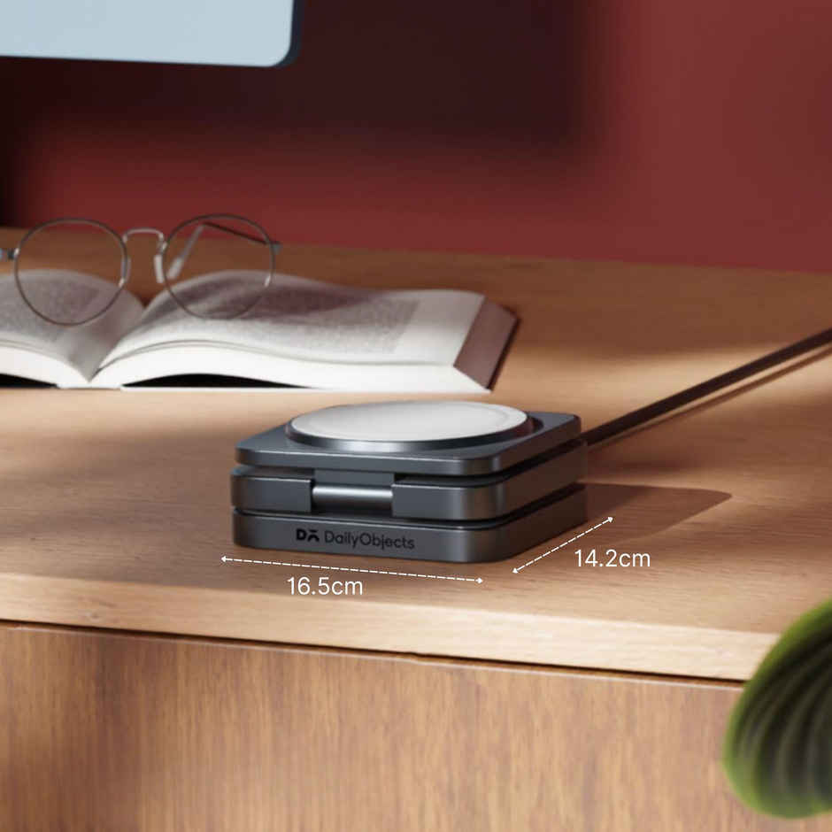 DailyObjects SURGE Max Foldaway 3-In-1 Magnetic MagSafe Wireless Charger