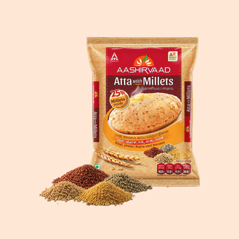 Aashirvaad Atta With Millets For Daily Nutrition | Power Of 5 Grains