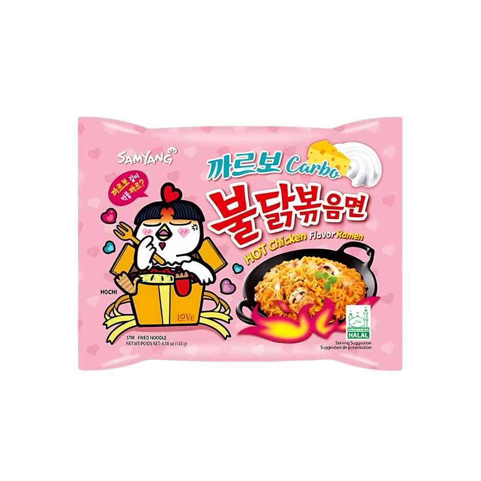 Samyang Korean Hot Chicken Ramen Carbonara Non Veg